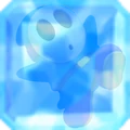 Frozen shy guy