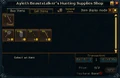 Ayleth Beaststalker's Hunting Supplies Shop stock.png