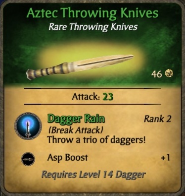 Aztec Dagger