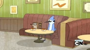 S3e32 mordecai and rigby at wing kingdom