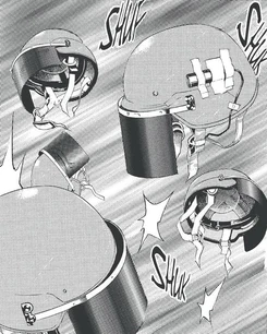 Flight of the helmets