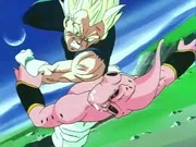Kid Boo vs Vegeta