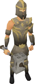 Statius's armour equipped