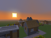 Village Sunset
