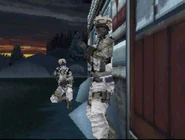 Vargas, Brewer, and Wilson breach the Gas Station MW3DS