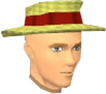 Red boater chathead