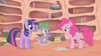 Spike "say it, don't spray it, Pinkie" S01E09