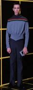 Provisional uniform, striped