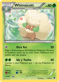 Whimsicott Fuerzas Emergentes 12 TCG