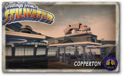 Postcard hood copperton