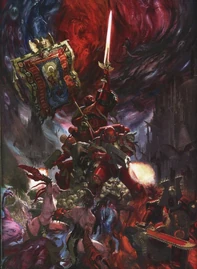 Caos Angeles Sangrientos Slaanesh Khorne Warhammer 40k Wikihammer Blood Angels Space Marines