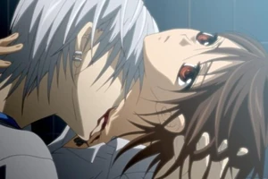 Zero drinking Yuki's Blood