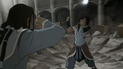 Korra bajo el control de Tarrlok