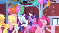 Main cast form a conga line S1E25