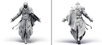 Ezio armor texture model by Michel Thibault