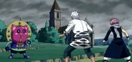 Natsu and Elfman face Jackpot