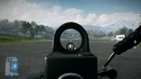 BF3 M249 Red Dot Sight View