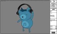 Modelsheet djbearwithheadphones