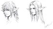 Elvaan Facial Sketches