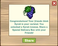 Syrah Share Reward