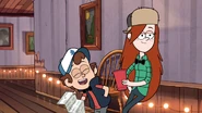 S1e7 dipper and wendy laughing