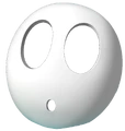 A shy guy mask