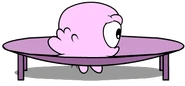 Pink puffle playing with items1