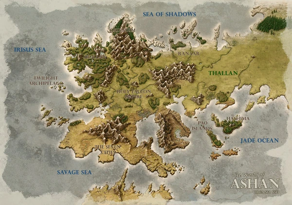 Might and Magic Heroes 6 - Map of Ashant