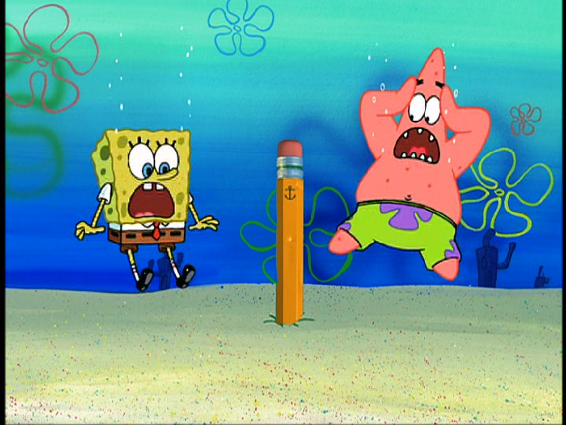 spongebob doodlebob and the magic pencil