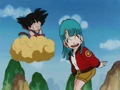 Bulma trying to charm Oolong