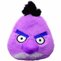 purple bird plush