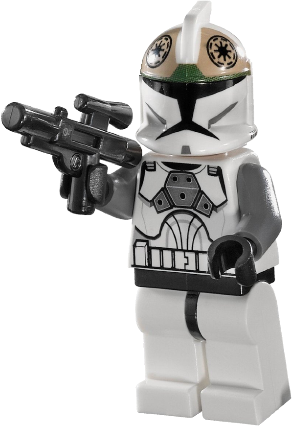 Lego Star Wars Gunner Clone Trooper Minifigure 8014 Sw0221 Ebay