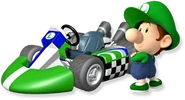 MKWii BabyLuigi