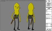 Modelsheet Lemongrab Without His Shirt