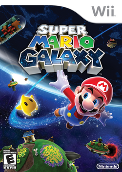 Super Mario Galaxy - North American Boxart