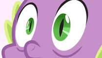 Spike being woken from his dream by Twilight S02E20