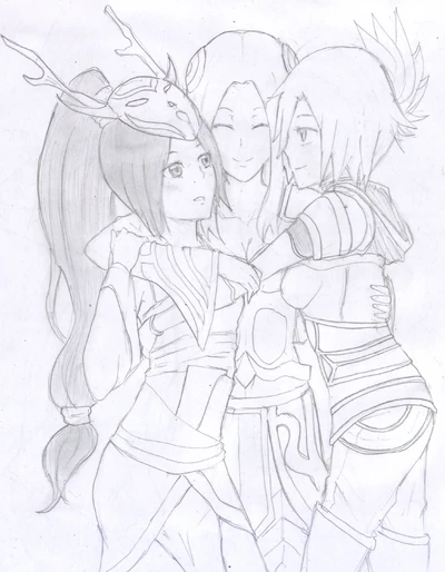 Akali Irie x Akari x Riri