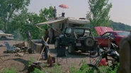 Vehicles in atlanta camp