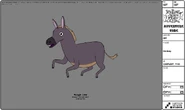 Modelsheet donkey