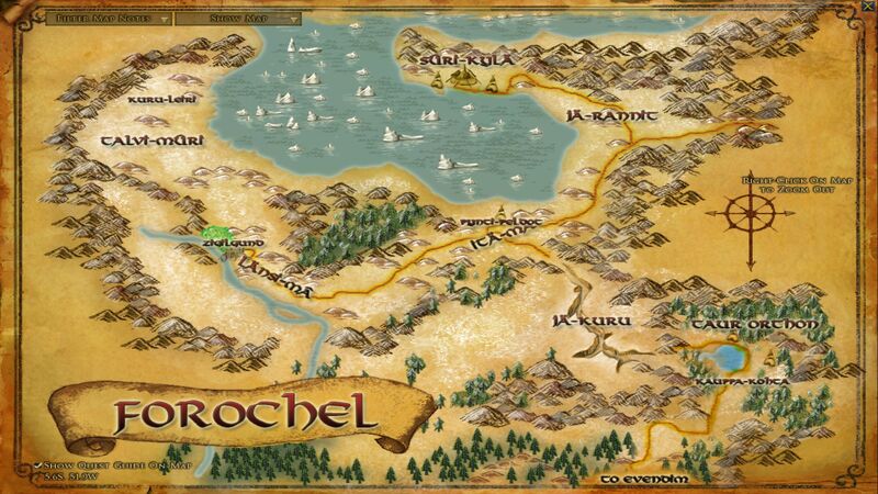 Lotro Forochel Map