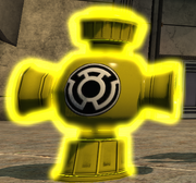 Yellow lantern battery