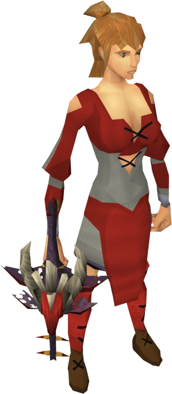 Royal crossbow equipped
