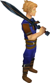 Dominion sword equipped