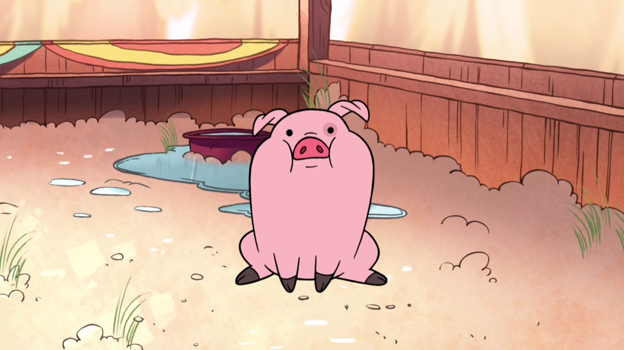 Image - S1e9 Waddles In Pen.png - Gravity Falls Wiki