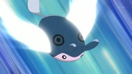 EP756 Mantine usando ataque ala