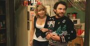 Charlie Day with wife