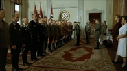 Hitler greets officers