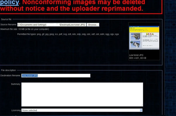 Upload SCWiki