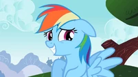 Rainbow Dash oh um yeah S2E8