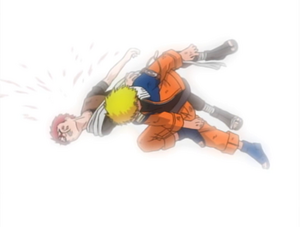 Naruto defeats gaara